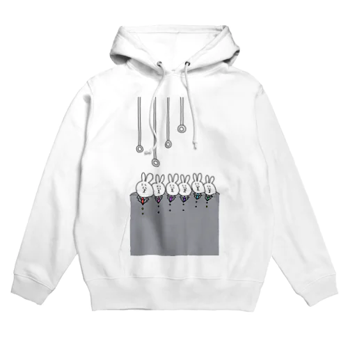 就職をしたうさぎ Hoodie