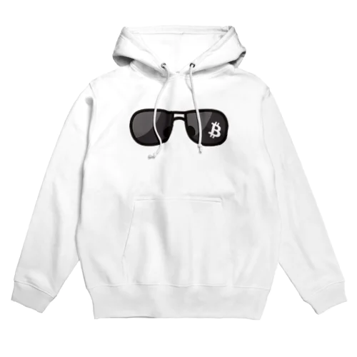 ビットコインサングラス Hoodie