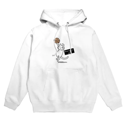 エクササイズ キャット Hoodie