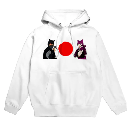 黒頭巾＆紫頭巾 Hoodie