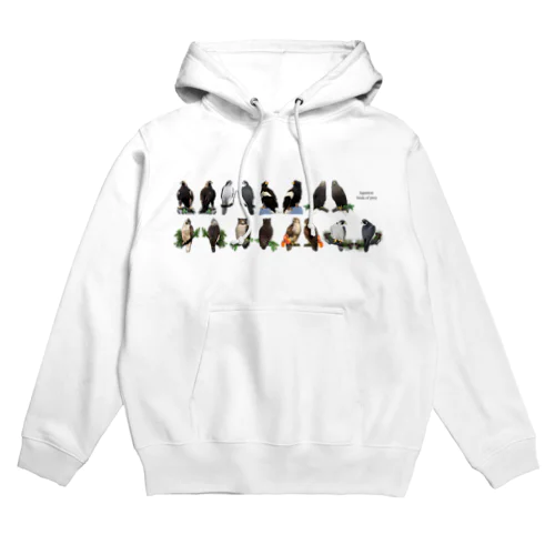 日本の猛禽類 Hoodie