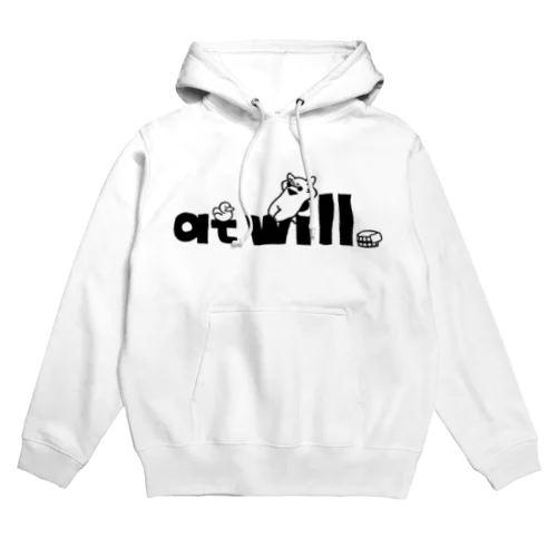 at will パーカー(WHITE) Hoodie