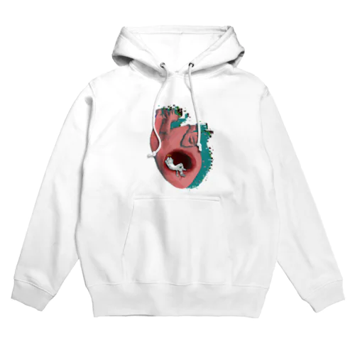 ポッカリ穴ネコ Hoodie