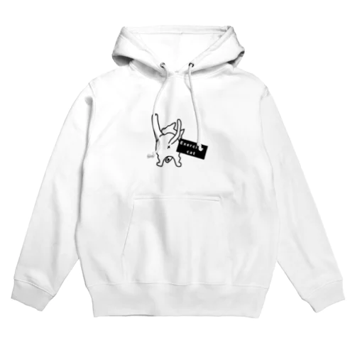 エクササイズ キャット Hoodie