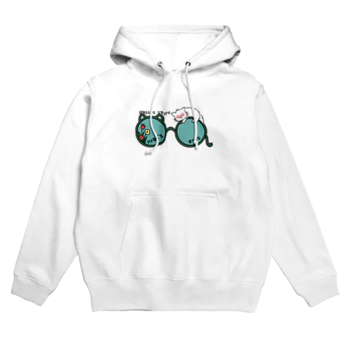 glasses store nyan's eyes Hoodie