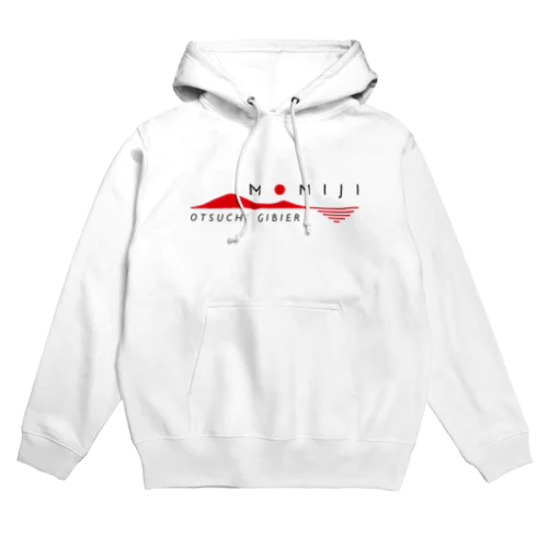 MOMIJIロゴオリジナルグッズ（ヨコ向き ブラックロゴ） Hoodie