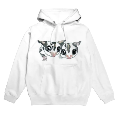 仲良しフクロモモンガ Hoodie