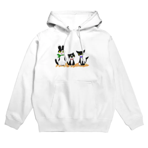 にゃんことりぷる　せいくらべ Hoodie