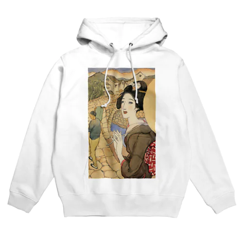 竹久夢二_長崎十二景 眼鏡橋 Hoodie