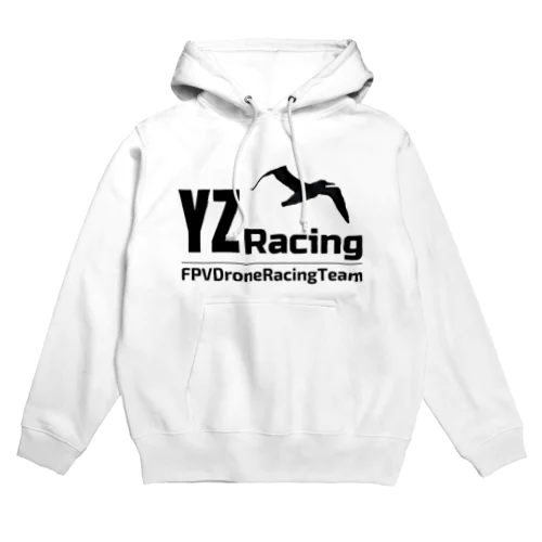 YZRacing 黒文字タイプ パーカー