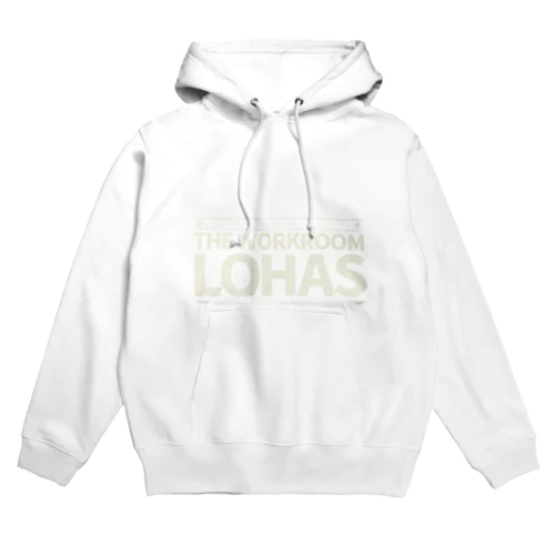 ロハスロゴ　白 Hoodie