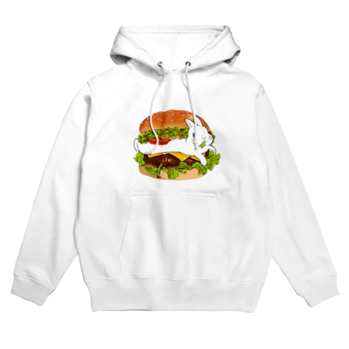 チーズラビットバーガー Hoodie