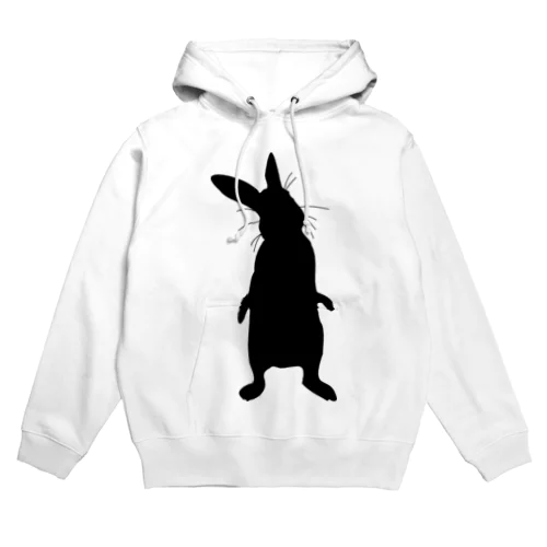 立ち尽くすうさぎ Hoodie