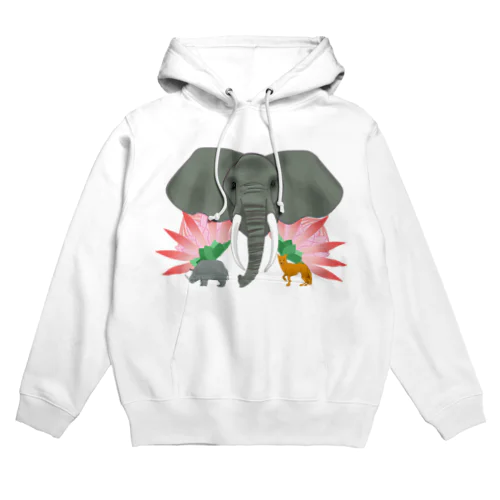 ゾウとディンゴとサイ Hoodie