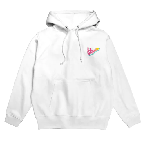 ぬ印白パーカー Hoodie