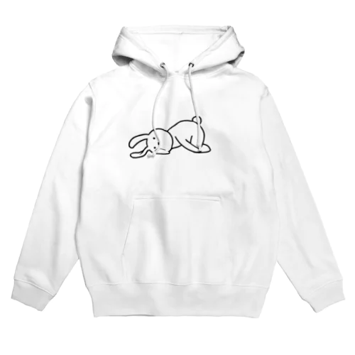 やる気でないうさぎ Hoodie