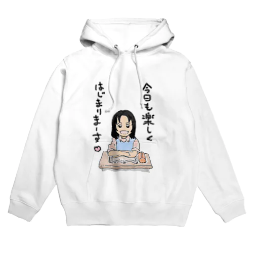 ニコニコ少女 Hoodie