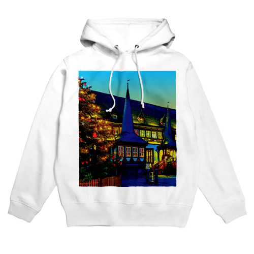 ドイツ 夕暮れのアインベック旧市庁舎 Hoodie