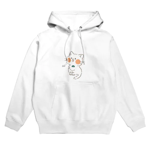 おすわりにゃんこ。 Hoodie