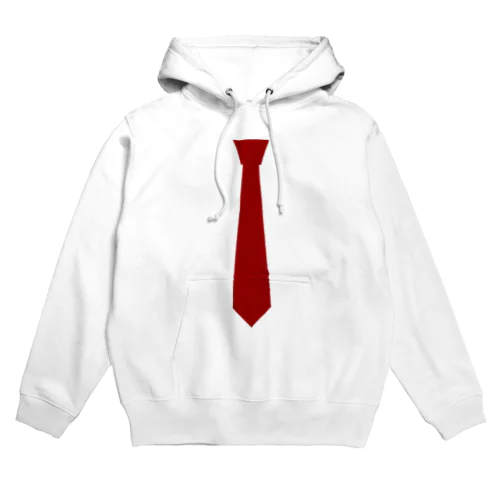 ネクタイ（赤） Hoodie