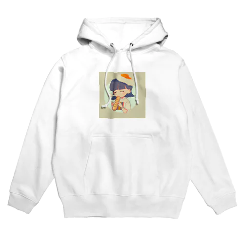 とろけるめだまやきベレー帽 Hoodie