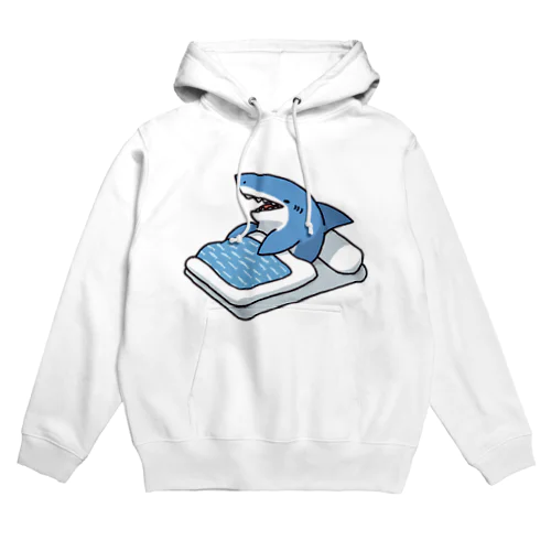 寝起きサメ Hoodie