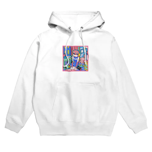 ドット絵女の子ぱーか Hoodie