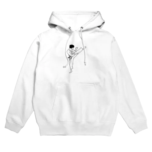 空手 まわしげり Hoodie