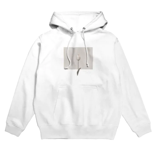 antique peach milk tea × logo message Hoodie