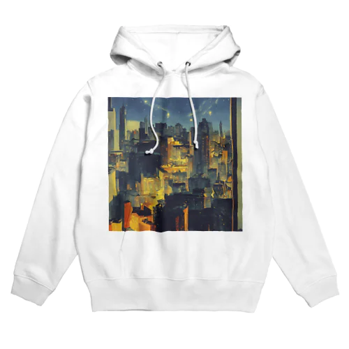 winter night view Hoodie