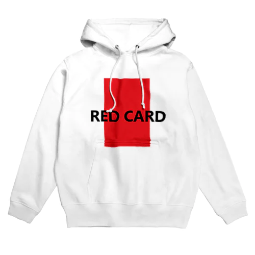 レッドカード　⚽　サッカー Hoodie