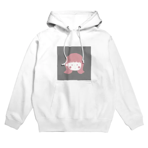 もこ(グレー) Hoodie