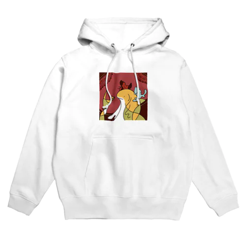 ほらをた娘 縫い合わせた海 Hoodie