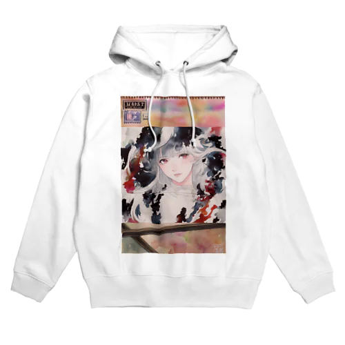 上塗りのキャンバス Hoodie