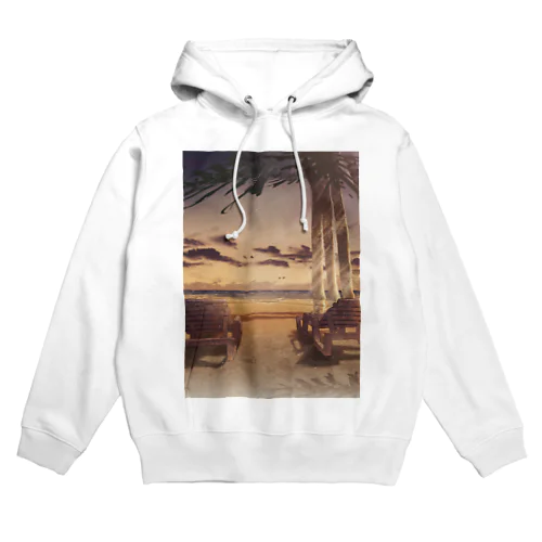 夕焼けビーチ Hoodie