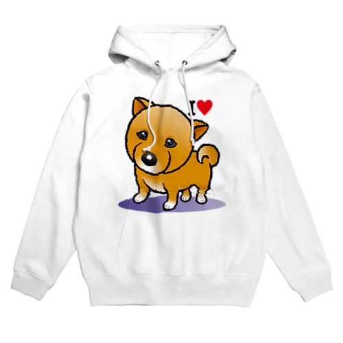 アイラブドッグ Hoodie