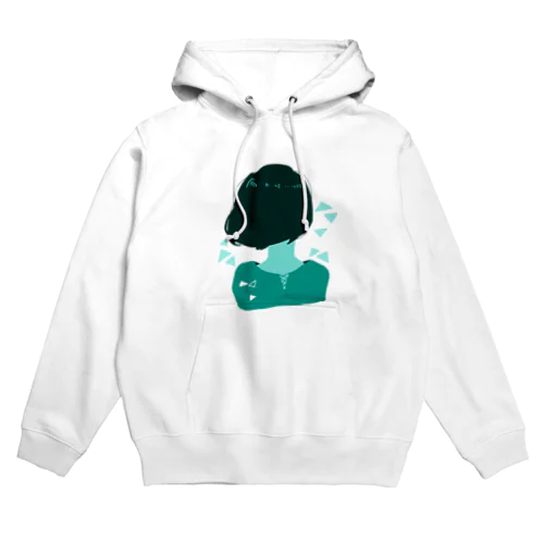 緑色後ろボブちゃん Hoodie