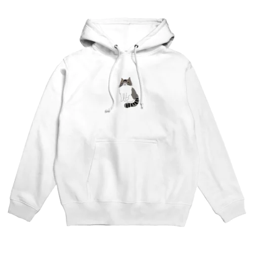 しっぽしましま猫ちゃん Hoodie