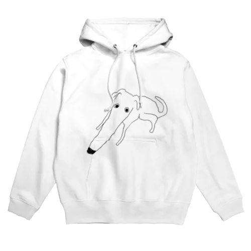 ボルゾイ　いっっっぬシリーズ Hoodie