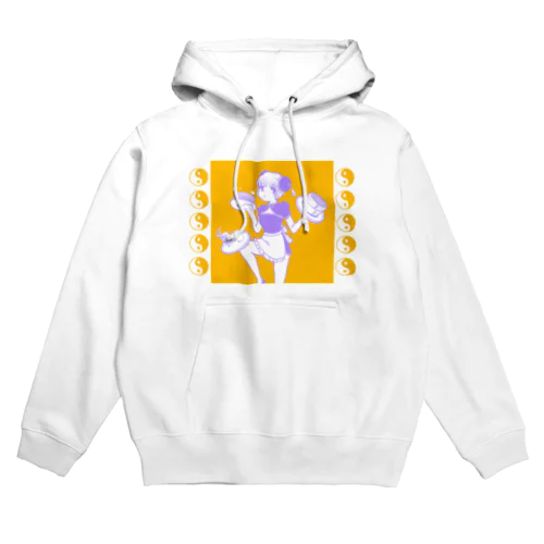 チャイナ紫×オレンジ Hoodie