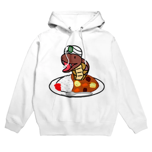 カレーの中から出てきてしまったキングコブラさん Hoodie