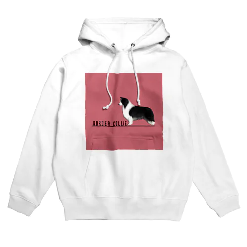 ボーダーコリー　モノクロver Hoodie