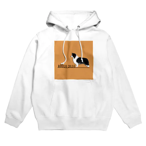 ボーダーコリー　モノクロver Hoodie