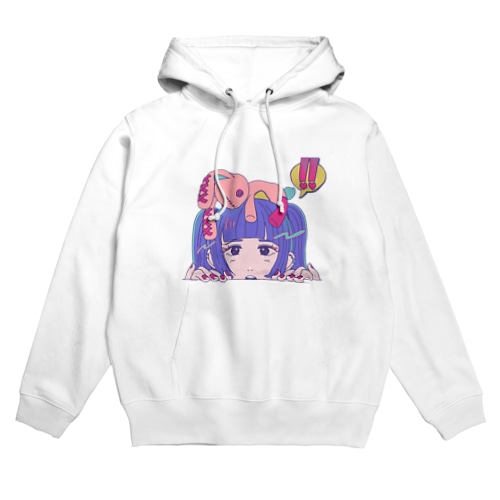 ひょっこり地雷ちゃん(ぴんく) Hoodie