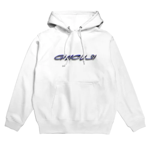 ぎのうし群”GINOUSHI(ワイヤー青金)”035 Hoodie