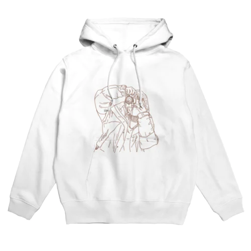 カメラ女子はすすむ Hoodie