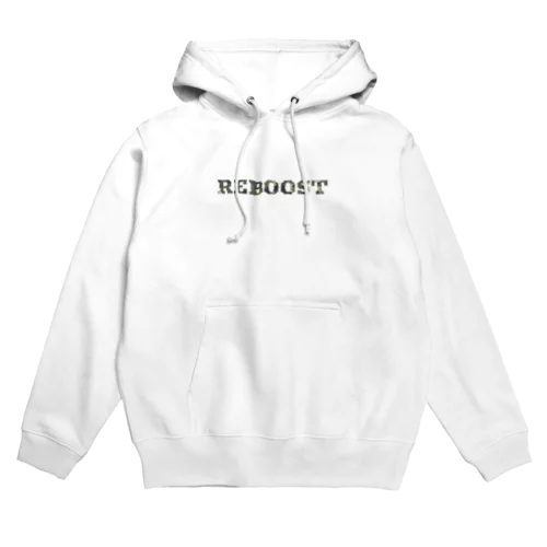 アウトドアな迷彩ロゴ【 REBOOST 】 Hoodie