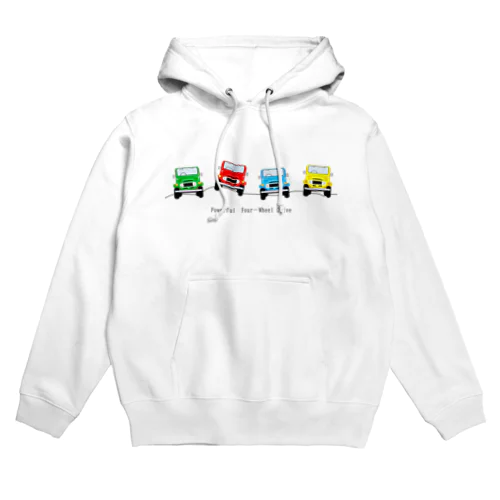 実力の四輪駆動 Hoodie