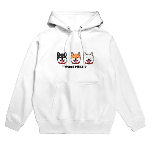 3ピース柴犬グッズ Hoodie