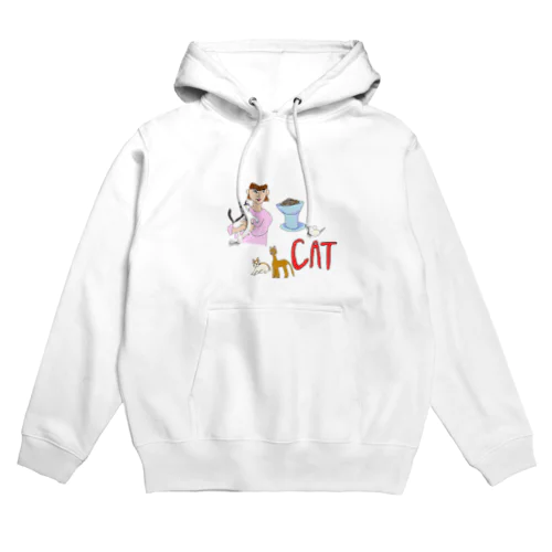 3匹の愛猫達 Hoodie